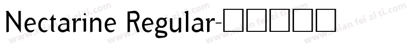 Nectarine Regular字体转换